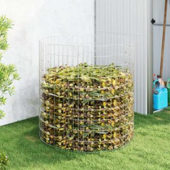 Horganyzott acél kerti komposztáló Ø100 x 100 cm kép