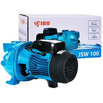 IBO Dambat JSW100 felszíni szivattyú, 1100 W, 4,5 mc/h, ürítési m... kép