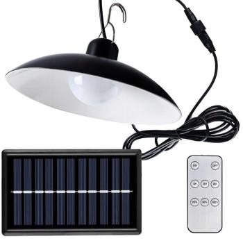 Inga napelemes lámpa, független napelem 3 méteres kábellel, távir... kép