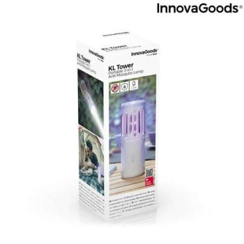 InnovaGoods V0103059 3 az 1-ben szúnyog riasztó lámpa kép