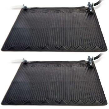 INTEX 28685 2 db fekete napelemmel fűtött PVC szőnyeg 1,2 x 1,2 m kép