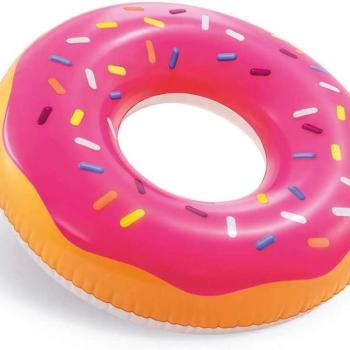 Intex Donut felfújható Úszógumi - Fánk 114cm - rózsaszín (56256NP) kép