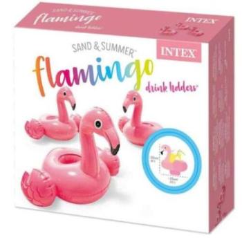 Intex Felfújható Flamingós Italtartó 3 db-os kép