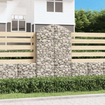 Íves horganyzott vas gabion kosár 100x30x160/180 cm kép