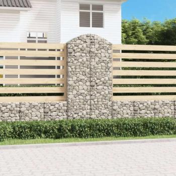 Íves horganyzott vas gabion kosár 100x30x200/220 cm kép