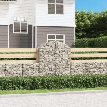 Íves horganyzott vas gabion kosár 100x50x120/140 cm kép