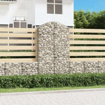 Íves horganyzott vas gabion kosár 100x50x180/200 cm kép