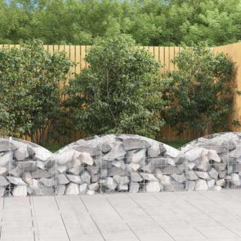 Íves horganyzott vas gabion kosár 150x50x40/60 cm kép