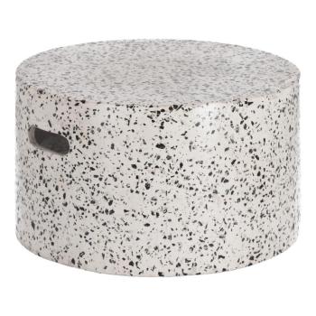 Jenell fehér beton tárolóasztal, ⌀ 52 cm - Kave Home kép