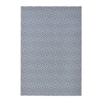 Karo kék kültéri szőnyeg, 140 x 200 cm - NORTHRUGS kép