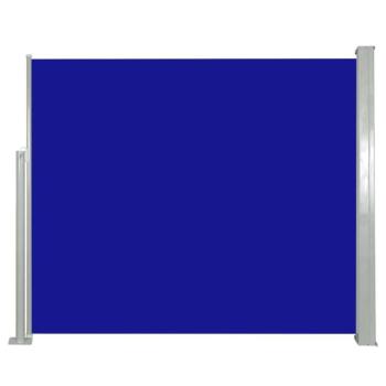 Kék behúzható oldalsó napellenző 120 x 300 cm kép