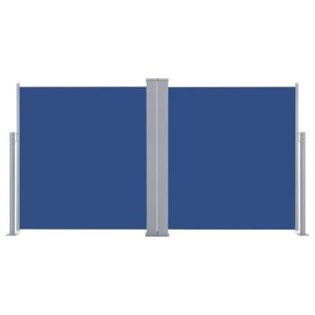Kék behúzható oldalsó napellenző 160 x 600 cm kép