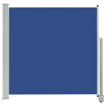 Kék behúzható oldalsó terasz napellenző 160 x 300 cm kép