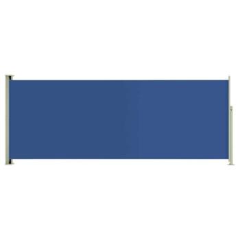 Kék behúzható oldalsó terasznapellenző 117 x 300 cm kép