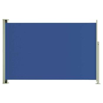 Kék behúzható oldalsó terasznapellenző 200 x 300 cm kép