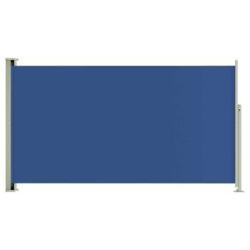 Kék kihúzható oldalsó terasznapellenző 170 x 300 cm kép