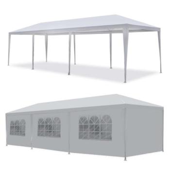 Kereskedelmi kerti pavilon sátor 3x9 m + 8 fal kép