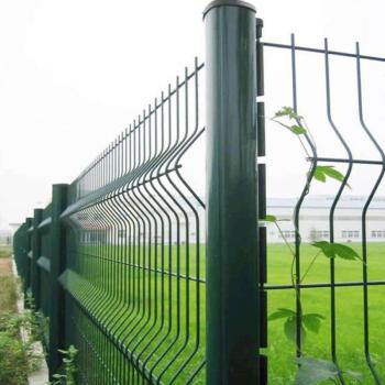 Kerítésoszlop 200 cm, 153 cm kerítéshez erős zöld kép