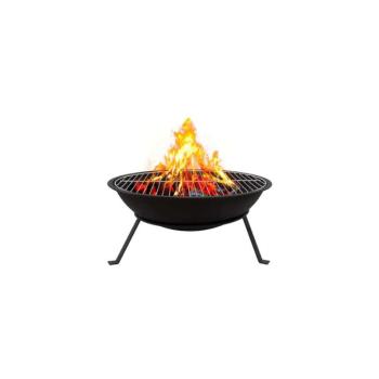 Kerti grill, 55 x 27 cm, fekete, acél, WFB50 kép