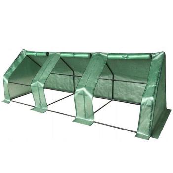 Kerti üvegház, sátor típusú fémkerettel, 95x95x295cm, 3nm kép