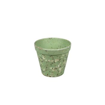 Környezetbarát virágcserép, zöld, 11 cm kép