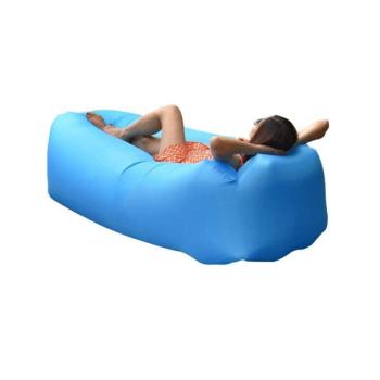 Lazy Bag matrac és kanapé, levegővel tölthető – 200x70 cm / kék kép