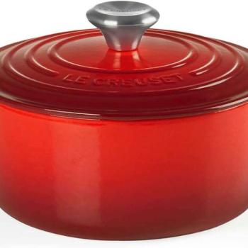 Le Creuset Signature 20cm Öntöttvas főzőedény - Piros kép