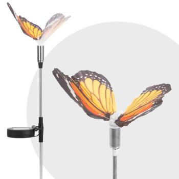 LED-es napelemes pillangó (hidegfehér, 65 cm) kép