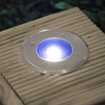 LED-es süllyeszthető, lépésálló szolár lámpa kép