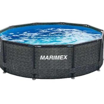 Marimex Florida 366x99cm rattan mintás Fémvázas medence (10340213... kép