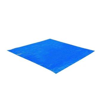 Medencevédő szőnyeg, állvány, PVC, kék, 396x396 cm, Bestway kép