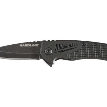 MILWAUKEE Összecsukható kés 64 mm, D2 acél, fekete HARDLINE™ kép
