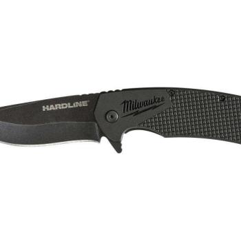 MILWAUKEE Összecsukható kés 89 mm, D2 acél, fekete HARDLINE™ kép