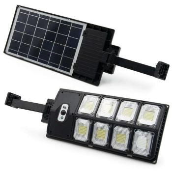 Modern napelemes lámpa mozgásérzékelővel, 336 LED kép