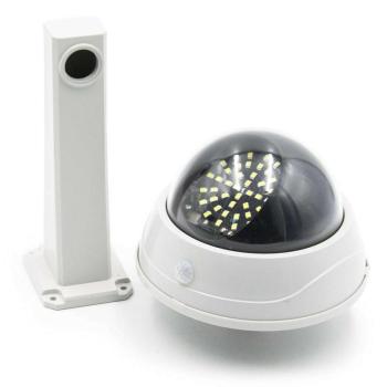Napelemes biztonsági lámpa, álkamera - távirányítóval kép