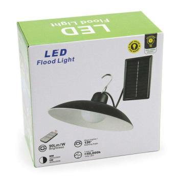 Napelemes kültéri LED lámpa – lógó lámpa, búrával / felakasztható kép