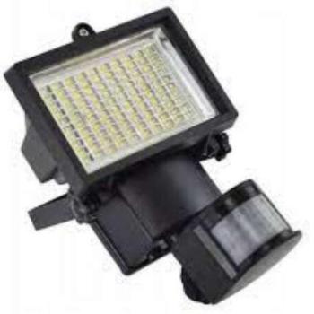 Napelemes lámpa LED spotlámpa 100 SMD dióda mozgás- és szürkület... kép