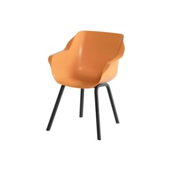 Narancssárga műanyag kerti szék szett 2 db-os Sophie Element – Hartman kép