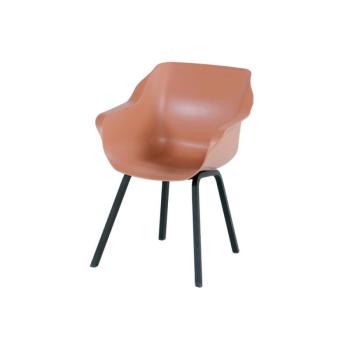 Narancssárga műanyag kerti szék szett 2 db-os Sophie – Hartman kép
