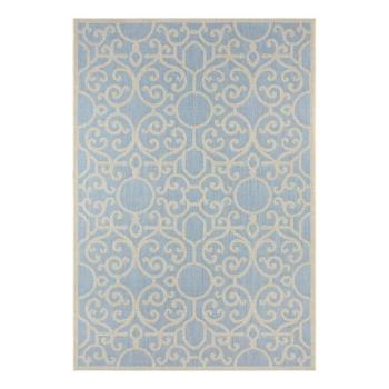 Nebo kék-bézs kültéri szőnyeg, 140 x 200 cm - NORTHRUGS kép