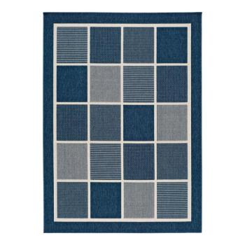 Nicol Squares kék kültéri szőnyeg, 140 x 200 cm - Universal kép