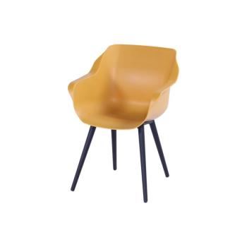 Okkersárga műanyag kerti szék szett 2 db-os Sophie Studio – Hartman kép