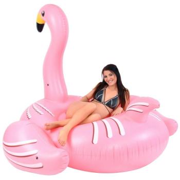 Óriási flamingó gumimatrac - rózsaszín kép