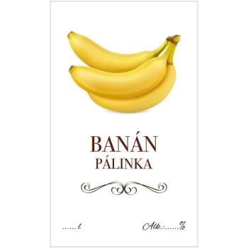 Pálinkás cimke ECO Banán5 db/csomag kép