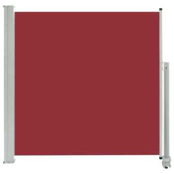 Piros behúzható oldalsó terasz napellenző 160 x 300 cm kép
