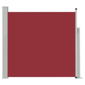 Piros kihúzható oldalsó teraszi napellenző 170 x 300 cm kép