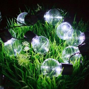 Polifach LED-es kerti Napelemes Fényfüzér 1,8m (P-701) kép