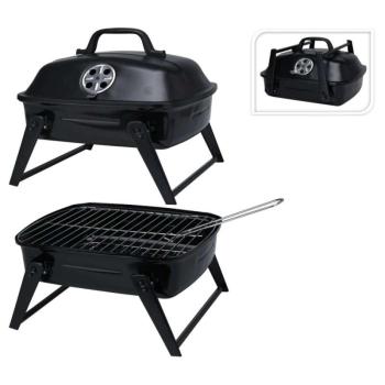 Progarden fekete hordozható grillsütő kép