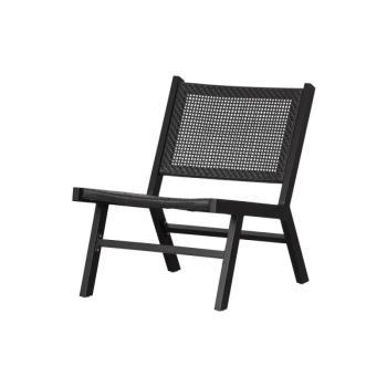 Puk fekete kerti szék - WOOOD kép