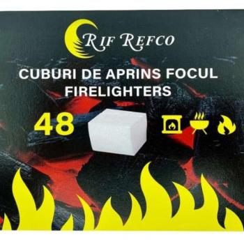Rif Refco,  Firelighters Tűzgyújtó kocka készlet, 2 csomag, 48 db... kép
